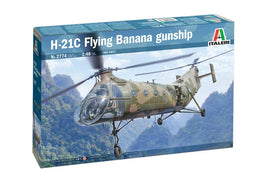 Italeri H-21C Flying Banana GunShip 1:48 2774 Plastic Model Kit Scale Model Kits Italeri 