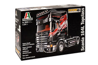 Italeri Scania 164L Topclass Tractor Cab 1:24 3922 Plastic Model Kit Show Truck