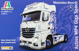 Italeri MB Actros MP4 Giga Space Tractor Cab 1:24 3935 Plastic Model Kit Show Truck