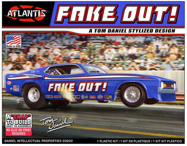 Atlantis Models  Tom Daniel Fake Out Funny Car 1/32 Snap Kit