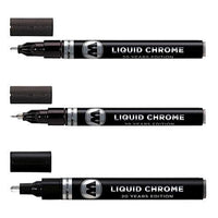 Molotow Liquid Chrome Markers 1mm 2mm 4mm Art Pens Markers Drawing Crafts Model Detail Parts Molotow 1mm, 2mm, 4mm Bundle 