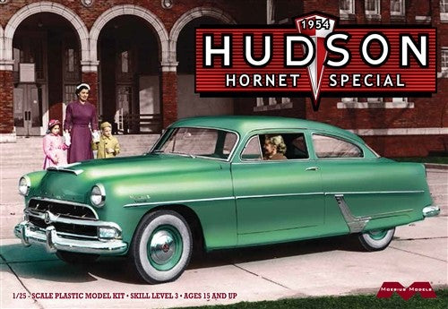 1/25 1954 Hudson Hornet Special Car Moebius Models 1214 - Shore Line Hobby