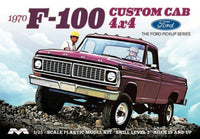 1970 Ford F100 Custom Cab 4x4 Pickup Truck 1/25 Moebius 1230 Plastic Model Kit