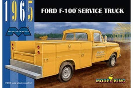 Moebius Models 1965 Ford F-100 Service Truck 1/25 Plastic Model Kit 1235 Truck Model Kit Moebius Models 