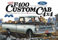 1966 Ford F100 Custom Cab 4x4 Pickup Truck 1/25 Moebius 1236 - Shore Line Hobby