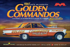 1965 AF/X Plymouth Golden Commandos 1/25 1237 Model Kit