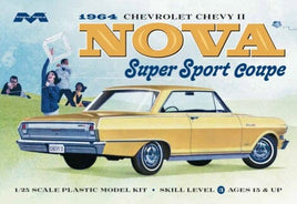 Moebius 1964 Chevy II Nova Super Sport Coupe (1/25) 2320 Plastic Model Kit Car Model Kits Moebius Models 