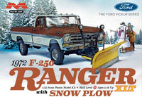Moebius 1/25 1972 Ford F250 Ranger XLT Pickup Truck w/Snow Plow 2568