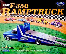 Moebius 1967 Ford F-350 Ramp Truck 1/25 2587 Plastic Model Kit Truck Model Kits Moebius Models 