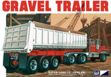 Gravel Trailer MPC 823 1/25 Super Long Plastic Model Kit New - Shore Line Hobby