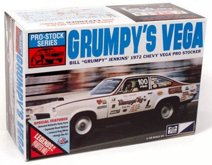 MPC 1972 CHEVY VEGA PRO STOCK / BILL "GRUMPY" JENKINS 1:25 SCALE MODEL KIT - Shore Line Hobby