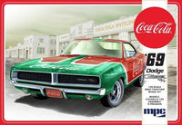 1969 Dodge Charger RT (Coca Cola) Snap (2T) Plastic Model Kit 1:25 MPC - Shore Line Hobby