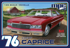 MPC 1976 Chevy Caprice with Trailer (3 'n 1) 1:25 Plastic Model Kit 963 Car Model Kits MPC 