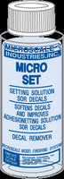 Micro Set Solution - 1 oz. bottle (Decal Setting Solution/Remover) -- Stock# MI-1 - Shore Line Hobby