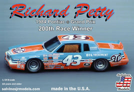 Salvinos Richard Petty 1984 Pontiac Grand Prix 200th Race Winner 1/24 Race Car Model Kits Salvino JR Models 