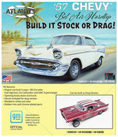 1957 Chevy Bel Air Hardtop 2'n1 1:25 Plastic Model Kit 1371 Atlantis