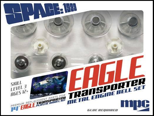 MPC SPACE: 1999 EAGLE Metal Engine Bell Set (For Use With MPC913) 1:72 Model Kit