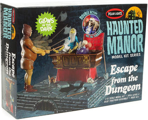 Polar Lights Haunted Manor Dungeon Escape Model - Haunted Mansion Kit 1/12 Scale Glow-in-The-Dark Diorama with Moving Parts - Shore Line Hobby