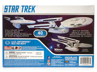 Polar Lights Star Trek U.S.S. Enterprise Refit Wrath of Khan Edition 2T 1/1000 Scale 974 Snap Science Fiction Model Kit Polar Lights 