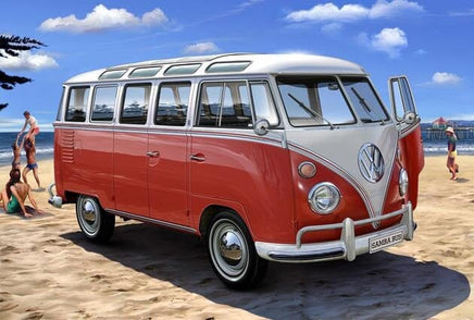 Revell VW T1 Samba Bus 23 Window 1:24 7399 Plastic Model Kit Truck Model Kit Revell Germany 