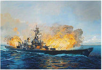 Revell Germany Battleship U.S.S. New Jersey (1982) Plastic Model Kit 1/350 5129 Ship Model Kit Revell Germany 