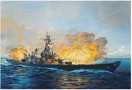 Revell Germany Battleship U.S.S. New Jersey (1982) Plastic Model Kit 1/350 5129 Ship Model Kit Revell Germany 