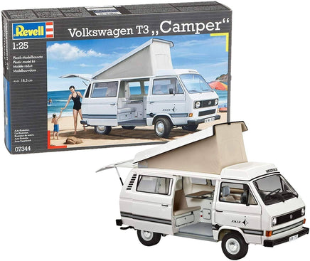 Revell 1/25 VW T3 Joker Camper Van 7344 Plastic Model Kit Truck Model Kits Revell Germany 