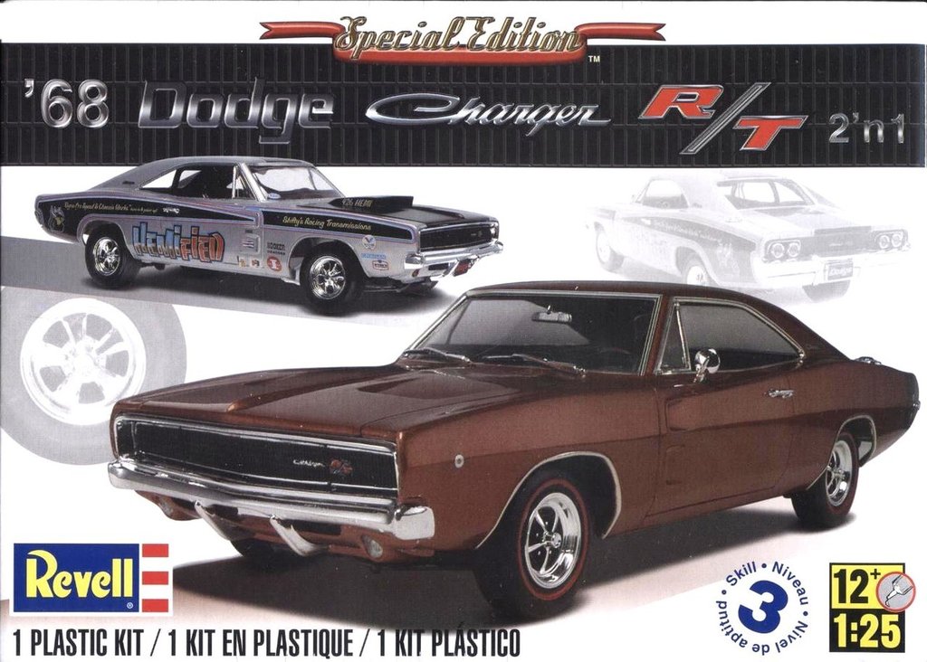 Revell Monogram 1968 Dodge Charger R/T Special Edition (2 in 1) 1/25 4202 - Shore Line Hobby