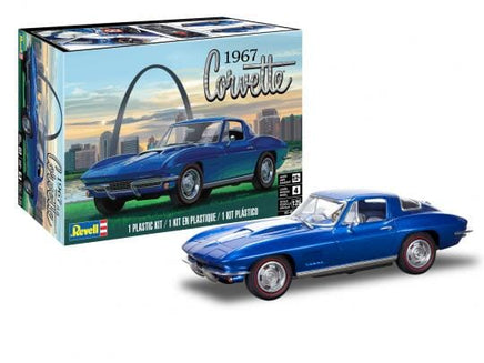 Revell 1967 Corvette Coupe 4517 1/25 Plastic Model Kit Car Model Kits Revell USA 