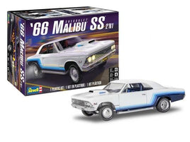 Revell 1966 Chevy Malibu SS 2n1 4520 1/25 Plastic Model Kit Car Model Kits Revell USA 