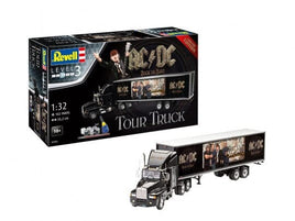 Revell Germany Truck & Trailer "AC/DC" Limited Edition 1/32 7453 Model Kit AC DC Truck Model Kit Revell Germany 