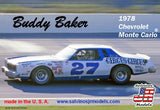Buddy Baker 1978 Chevrolet ® Monte Carlo Salvino JR Models 1/25 Model Kit - Shore Line Hobby