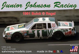 Salvinos 1/24 Junior Johnson Racing Darrell Waltrip #11 1981 Buick Regal Race Car Race Car Model Kits Salvino JR Models 