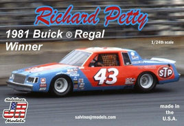 Salvino JR Models Richard Petty 1981 Buick®Regal Daytona Winner 1/24 Model Kit Race Car Model Kit Salvino JR Models 
