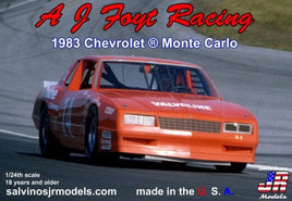 Salvinos AJ Foyt 1983 Monte Carlo #14 Race Car Plastic Model Kit 1:24 Race Car Model Kits Salvino JR Models 