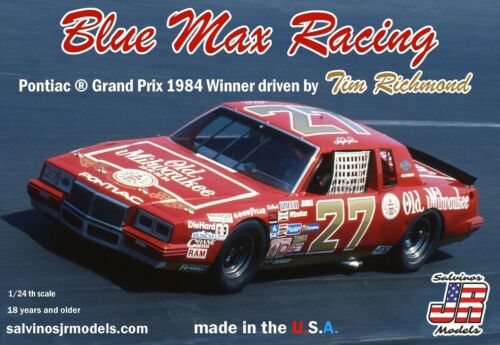 Salvino JR 1/25 Blue Max Racing 1984 Pontiac (Tim Richmond) Plastic Model Kit