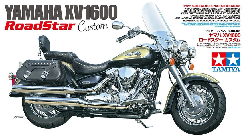 Tamiya 1/12 Yamaha XV1600 Road Star Custom Motorcycle 14135