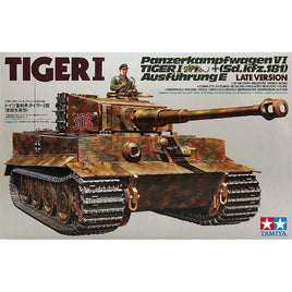 Tamiya German Heavy Tiger I Late Version 1:35 35146 Plastic Model Kit Plastic Model Kit Tamiya 