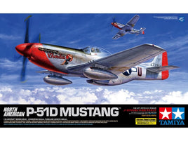 Tamiya North American P-51D Mustang 1:32 60322 Plastic Model Kit Aircraft - Military Tamiya 