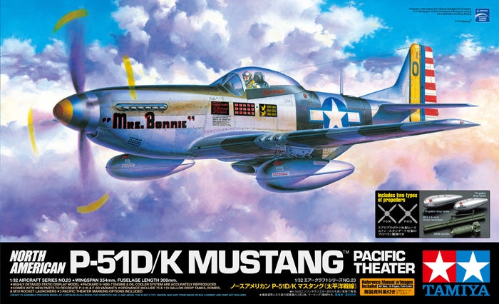Tamiya North American P-51D/K Mustang 1:32 60323 Plastic Model Kit