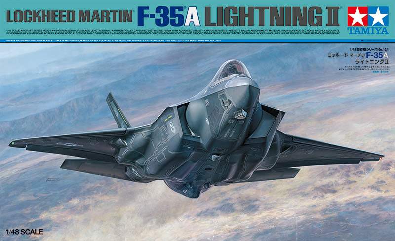 Tamiya F-35A Lightning 1/48 61124 Plastic Model Kit