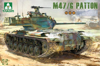 Takom M47/F Patton Tank 2070 1/35 Armor Plastic Model Building Kit - Shore Line Hobby