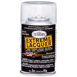 Testors Extreme Lacquer Paint Line 1830-1849 Spray Paint Testors 1834 - Clear Wet Look Lacquer 