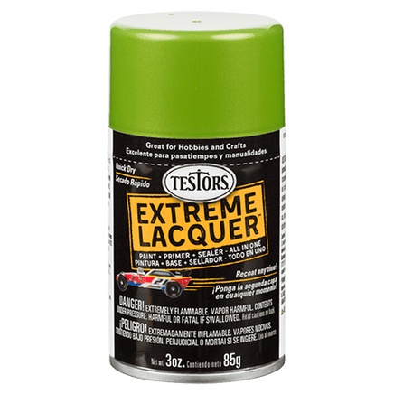 Testors Extreme Lacquer Paint Line 1830-1849 Spray Paint Testors 1835 - Lime Ice 