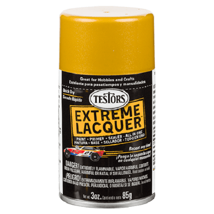 Testors Extreme Lacquer Paint Line 1830-1849 Spray Paint Testors 1839 - Inca Gold 