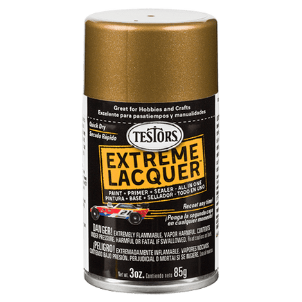 Testors Extreme Lacquer Paint Line 1830-1849 Spray Paint Testors 1847 - Bronze 