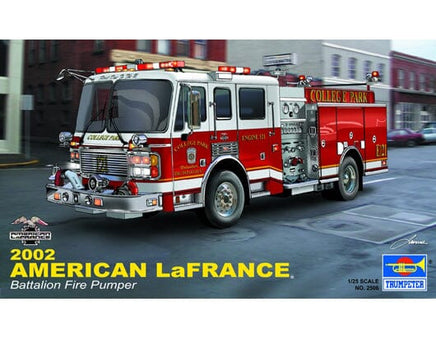 2002 American LaFrance Eagle Fire Pumper Truck 1/25 2506 Model Kit Truck Model Kits Trumpeter Models 