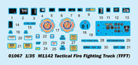 TRUMPETER MILITARY 1/35 M1142 HEMTT TACTICAL FIRE FIGHTING TRUCK (NEW VARIANT) KIT Scale Model Kits Trumpeter Models 