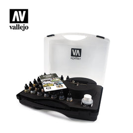 Vallejo Paint 71172 Model Air Basic Color & Airbrush (Set Of 30) Paint Vallejo Paint 
