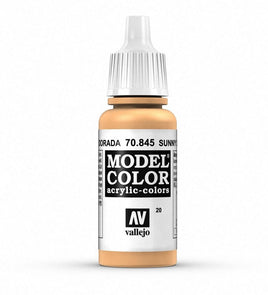 Vallejo Acrylic Paint Sunny Skin Tone 70.845 17ml Bottle Paint Vallejo Paint 